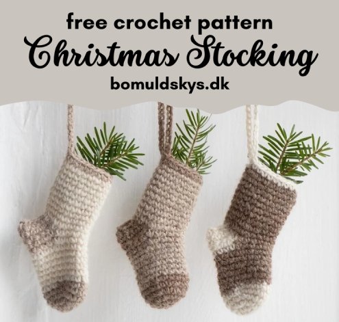 Free Crochet Pattern Christmas Stocking · Free Crochet Patterns