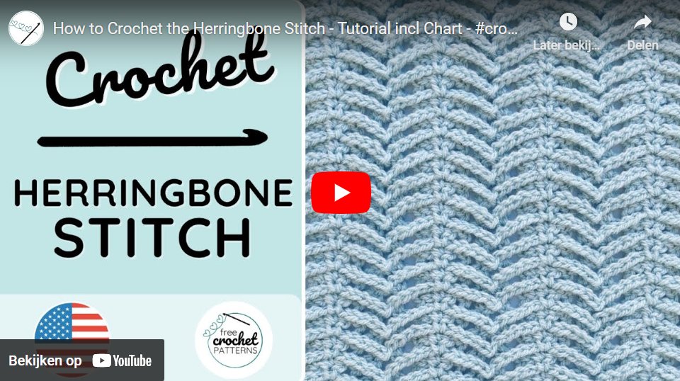 Video How to Crochet the Herringbone Stitch